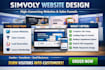 create build develop simvoly website and sales funnel