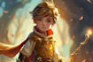 draw fantasy kids character illustration