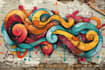 design a stylish graffiti inspired logo
