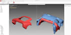 3d car model, reverse engineering from scan data, car part design 3d printing