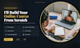 create online course content, course creation, course revamp or design workbook