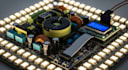 design led lighting electronics pcb with power supply driver and mcu control pcb