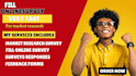 reach survey respondents to fill online survey questionnaire or forms