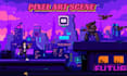 create pixel art game backgrounds, scenes, character animations