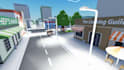create a complete roblox game with custom map, environment and building