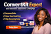 build convertkit email automation and high converting funnels