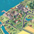 create a isometric map vector illustration