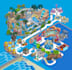 design festival map and isometric event map illustrations