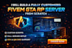 build a fully customized fivem gta rp server from scratch