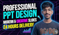 create professional powerpoint presentation and ppt slides design