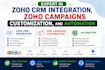 do zoho CRM integration, zoho campaigns   customization, and automation