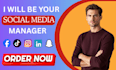 be your social media manager