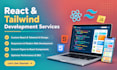 build a responsive react js and tailwind CSS website