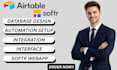 setup airtable database airtable automation airtable ai softr webapp