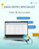do virtual assistant services, data entry, and web research