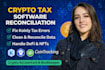 clean and reconcile your crypto tax software data