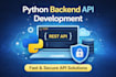 python flask backend API development and integration