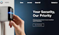 design squarespace alarm system installation website security service website