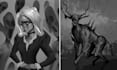 create dark fantasy character illustrations