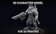 sculpt detailed 3d character model for 3d printing, dnd and figurines