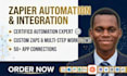 set up zapier, integration, automation, webhook, workflows, and zapier expert