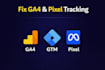 fix ga4, GTM, facebook pixel and conversion tracking issues