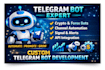 develop custom telegram bot and automation chatbot for business, crypto, forex