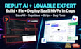build fix and deploy replit ai lovable base44 web apps and mvps