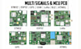 design embedded pcb for stm32, esp32, arduino, GSM, gps and ble modules