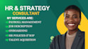 provide HR consultation on policy, employee experience and talent development