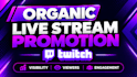 promote your twitch live stream to bring in more live viewers through embedding