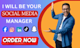be your social media manager
