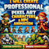 create a professional pixel art characters and npc sprite animation
