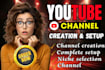 create and setup youtube channel professionally