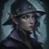 paint a dark fantasy portrait