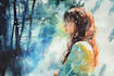 do a watercolor illustration