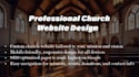 design responsive church website