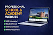 build professional school, academy, or online course lms website