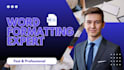 design, edit, and format ms word documents professionally