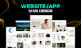 do figma landing page design, website UI UX redesign