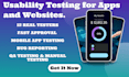 do app testing, QA testing, and usability testing for your app