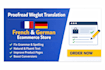 weglot translation proofreading french german ecommerce store