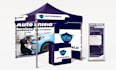 do tent design, table cover, canopy tent, roll up banner, backdrop