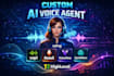 create custom ai voice agent using vapi, retell, voiceflow, synthflow, highlevel