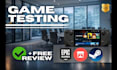 do game testing play test and review game app testing test multiplayer pc game