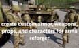 create custom armor, weapons, props, and characters for arma reforger