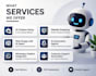 create a modern websites with ai powered chatbots and agents