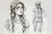 draw rough sketch or concept sketch from your idea