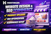 create hostinger website design upload product and develop SEO ecommerce ranking