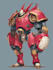 draw anime style mecha robot illustrations